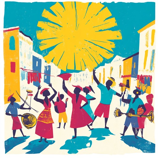 Fusing caribbean rhythms with airy, joyful melodies, this instrumental track brings the essence of a light hearted carnival. The lively beats and vibrant harmonies capture a festive atmosphere, perfect for celebrating sunny days and happy moments. Featuring steel drums, trumpets, and breezy guitar riffs.