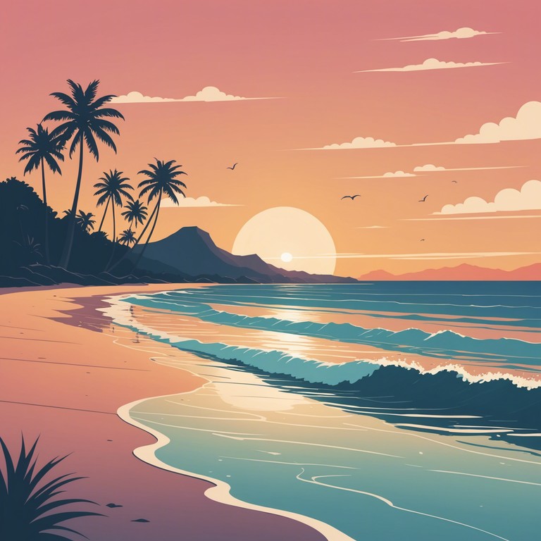 A calming and immersive track that uses soft synth pads to mimic the gentle ebb and flow of ocean waves, providing a peaceful and meditative atmosphere perfect for relaxation or focused work.