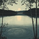 an instrumental capturing serene finnish summer night's tranquility