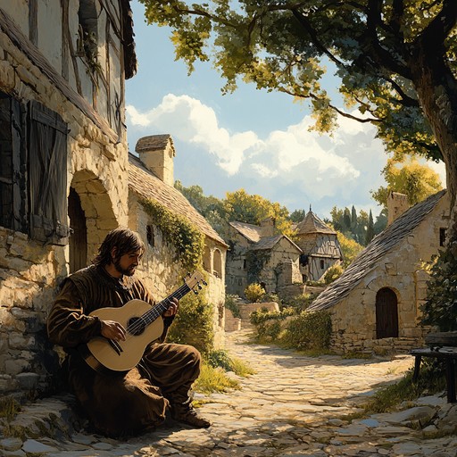 This instrumental ballad, led by the melodic sounds of a lute, captures the essence of medieval wanderers and troubadours. It evokes a deep sense of nostalgia and reflection, painting a musical picture of historical journeys and heartfelt tales.