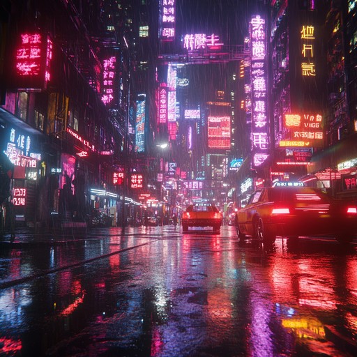 This track creates a fast paced soundscape with intense beats and pulsing synths, mimicking the chaotic energy of a nighttime chase through city streets. Perfect for evoking scenes of urban excitement and relentless pursuit.