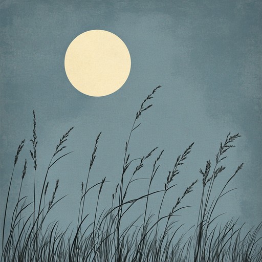 An instrumental composition that captures the tranquil essence of a harvest moonlit night, melding soothing melodies with the rustic overtones of a rural autumn evening. Rich, layered harmonies reflect the lushness of the harvest and the calmness of the countryside. The entire piece centers around the gentle, repetitive sound of the marimba, complemented by natural ambient field recordings of gentle breezes and distant farm life, embracing a sense of peace and gratitude.