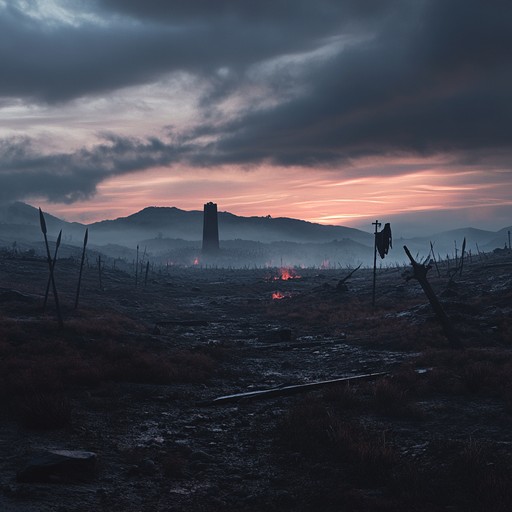 A heart wrenching, symphonic composition expressing the sorrow and grief of fallen heroes. The orchestral arrangement weaves together poignant string melodies and mournful brass sections, capturing the essence of mourning and reflection in a timeless symphony.