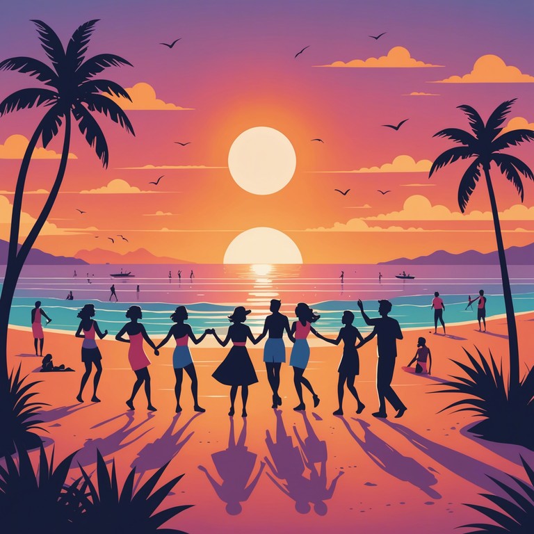 This track embodies the essence of summer celebrations, featuring dynamic synth layers that build a sense of excitement and festivity, perfectly capturing the spirit of joyful gatherings and sunny vibes