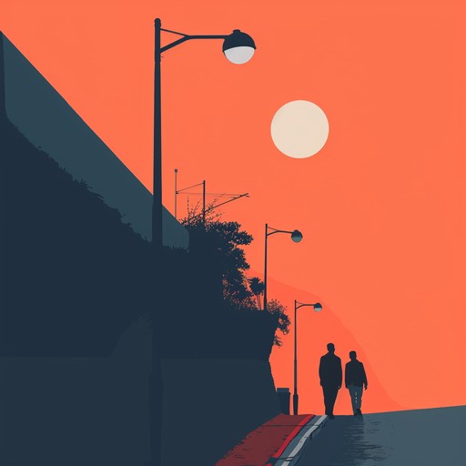 Imagine a serene evening as the sun sets over the bustling streets of the 1950s. The music captures the essence of a walk through a lively urban landscape, echoing the optimistic spirit of the era. It’s like stepping into a time machine, with gentle saxophone melodies accompanied by a soft rhythm section, creating a nostalgic yet refreshing atmosphere.