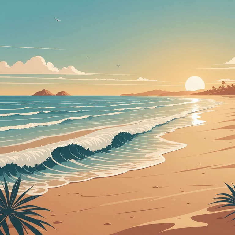 Imagine capturing the essence of a serene beach day through music. Sunny steps on sand blends playful rhythms with a calm, airy melody, evoking the gentle waves and warm sun of a tropical shore. Ideal for relaxation or background for joyful moments.