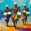 an energetic afrobeat instrumental inspiring movement and joy