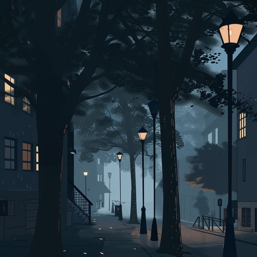 Imagine the gentle closing of a bustling day as the city's pulsing lights blend softly into the approaching twilight, offering a melodic embrace through the medium of soothing, gentle urban sounds.