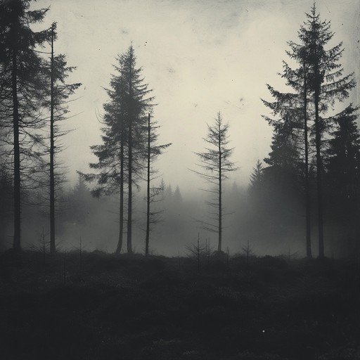 Enter an enigmatic nocturnal journey through midnight forests filled with haunting whispers and shadowy dreams. Ethereal melodies captivate as you traverse through dark and mystic landscapes, feeling the eerie elegance that envelopes the surroundings.