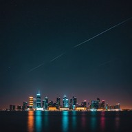 uplifting beats for night time cityscapes