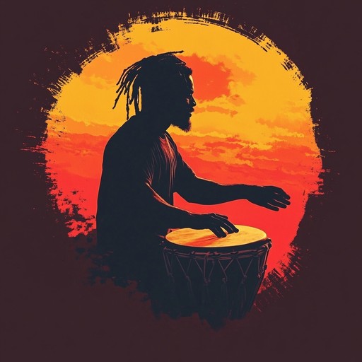 A powerful instrumental piece that fuses traditional tribal drumming with contemporary electronic music, creating an energetic and evocative atmosphere that transports listeners to distant lands