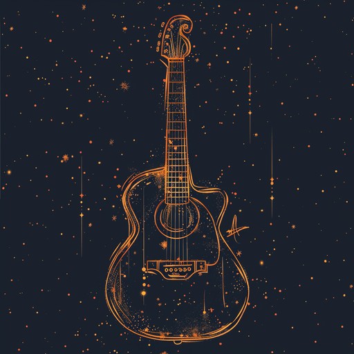 An electric guitar leads an awe inspiring odyssey that fuses the grandeur of glam rock with the enormity of the cosmos, crafting a vivid auditory experience that feels both nostalgically retro and boldly futuristic.