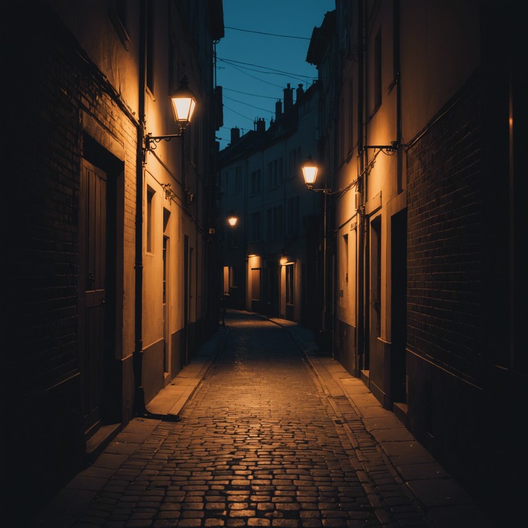 An evocative piece capturing the essence of nocturnal urban exploration. Soft saxophone tones blend with distant sirens and the periodic footsteps of a solitary night walker, creating a soundscape that is both intriguing and slightly unsettling