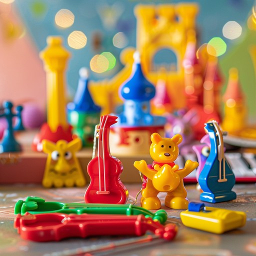 Imagine the grand narrative of a historical epic portrayed through the playful timbres of children’s toy instruments. It melds the innocence of a toy box with the profound narrative depth of a cinematic epic, challenging the listener to perceive grandeur in the unlikeliest of sound sources.