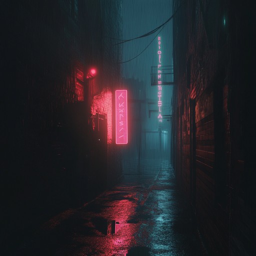 Dive into a neon lit dystopia with eerie synths and rhythmic pulses. The ambient layers create a sense of mystery and cybernetic allure, taking listeners on a journey through shadowy alleyways illuminated by flickering holograms and neon lights