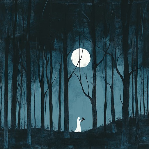 An eerie and enchanting instrumental lullaby that weaves haunting melodies with ethereal harmonies, evoking images of a ghostly lullaby drifting through silent, mist covered forests under the pale moonlight.