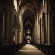 eerie echoes through an ancient cathedral