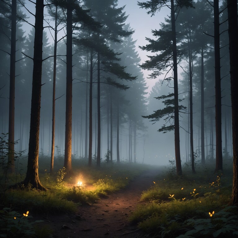 Imagine a musical piece that acts like a soft echo within peaceful, natural settings, creating an immersive experience that mirrors a serene walk in the forest. Delicate flute melodies intertwine gracefully, promising a composition full of tranquility and reflection.