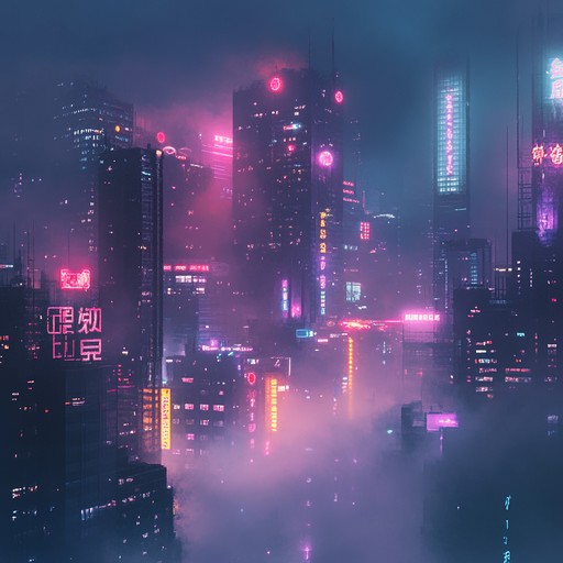 An instrumental track that combines downtempo trip hop rhythms with lush ambient textures, painting a sonic picture of wandering through neon lit city streets under a starry sky.