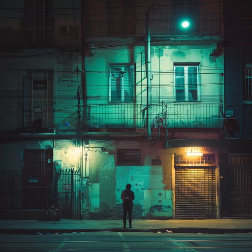 This piece captures the essence of a reflective soul wandering through the night with a somber but elegant tango melody. The slow, deliberate bandoneon lines intertwine with delicate guitar arpeggios, creating a serene and introspective atmosphere. Imagine a solitary figure in the middle of a deserted buenos aires street, the faint glow of streetlights casting elongated shadows, each note resonating with personal reflections and quiet contemplation.