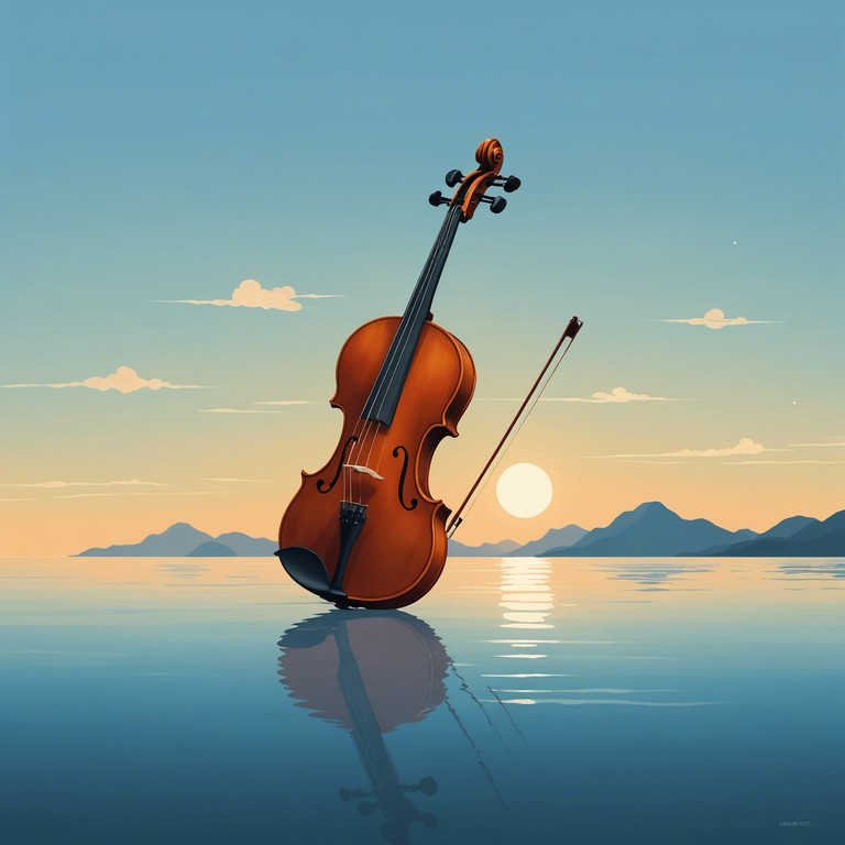 An expansive violin capriccio that explores a spectrum of emotions, evoking feelings of soaring high above, with melodic peaks that captivate and valleys that offer introspective moments, mimicking the unpredictable nature of flying.