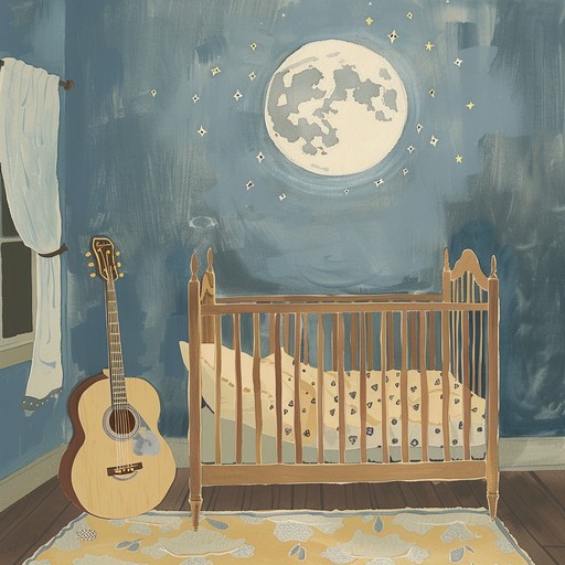 Create an empowering lullaby with gentle guitar plucks and a soothing, confident melody. The piece should evoke a sense of safety and assurance, blending calm tones with affirming musical phrases that gently encourage strength and resilience. This track makes use of minimalist instrumentation to maintain its lullaby roots while instilling a confident atmosphere.