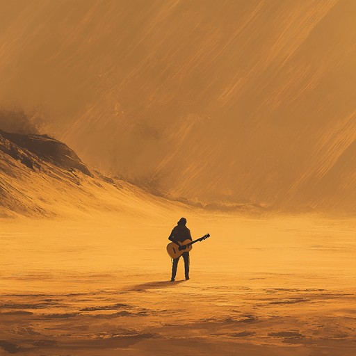 This intense hard rock instrumental combines heavy guitar riffs with middle eastern inspired melodies, creating a tense atmosphere that takes listeners on a journey through a desert battleground.