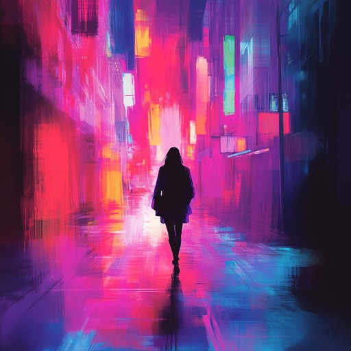 A soothing instrumental blending atmospheric synths with rhythmic beats, capturing the essence of wandering through a city bathed in neon lights. The track builds layers of dreamy melodies that evoke feelings of nostalgia and wonder, inviting the listener to drift into a serene, otherworldly experience.