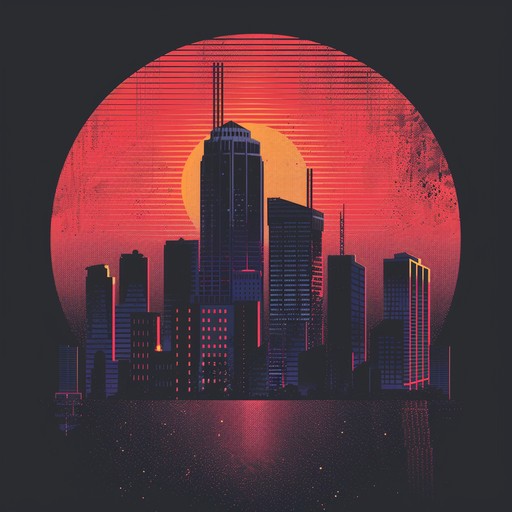 A smooth, groovy instrumental that captures the essence of a bustling city as the sun sets. The music carries the vibrant, energetic pulse of the urban landscape transitioning into night with layers of complex rhythms and a laid-back groove.