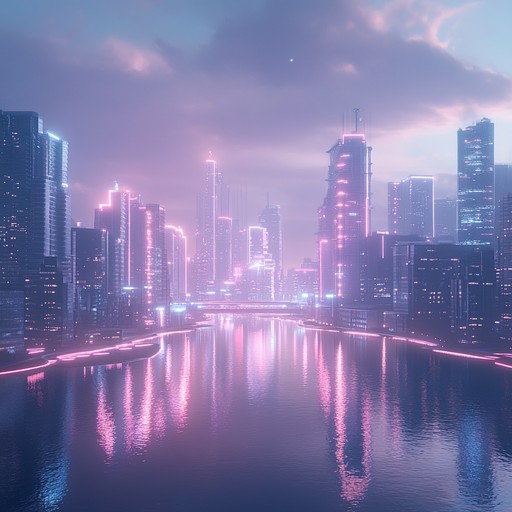 This piece transports you to a softly glowing metropolis of the future, blending gentle electronic elements with ambient sounds. Warm synths and soothing rhythms create a unique and touching urban to life.