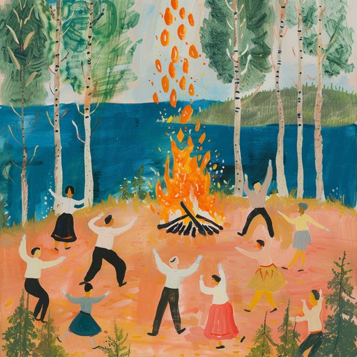 An energetic track celebrating finnish midsummer, blending traditional and modern sounds.