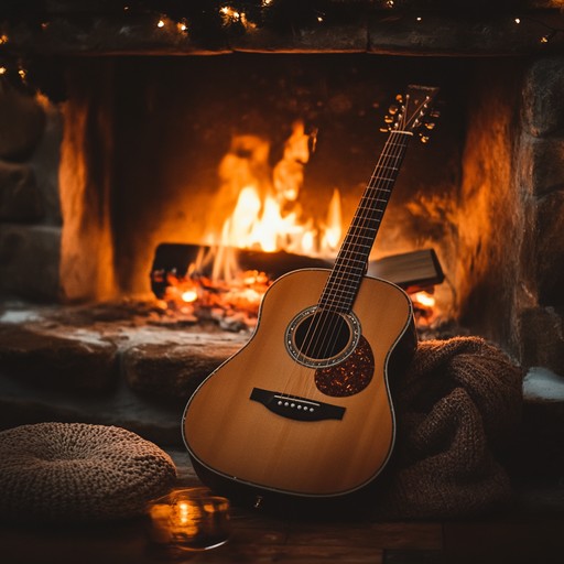 A gentle instrumental blues piece featuring expressive guitar melodies that evoke feelings of warmth and hope, reminiscent of a quiet evening by the fireplace after a long day. The track builds subtly, intertwining heartfelt emotions with soft, rhythmic chords, creating an atmosphere of comfort and peace.