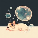 a soft instrumental capturing the playful dreams of a puppy