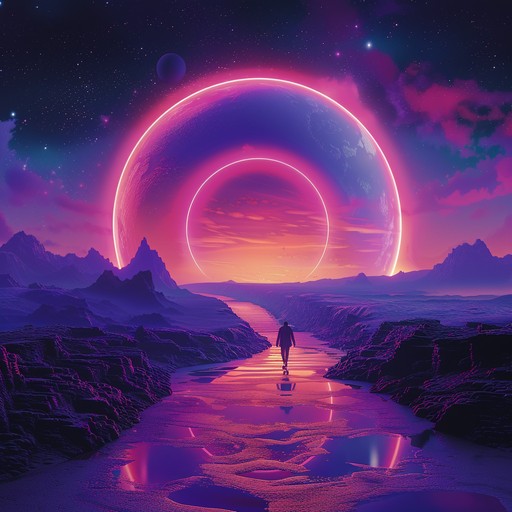 Imagine cruising down a digital highway under neon skies, the cityscape pulsating with life as this instrumental track blends warm analog synths with futuristic melodies, creating a soundscape reminiscent of a retro video game mixed with modern sensibilities