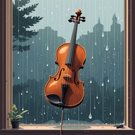 melancholy violin soothes the sounds of reminiscence