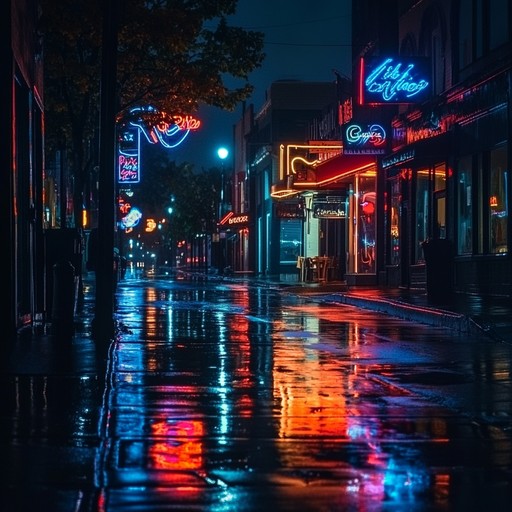 A deeply emotional instrumental track blending atmospheric synths with minimalist beats, capturing the feeling of wandering alone through a futuristic neon lit city at night.