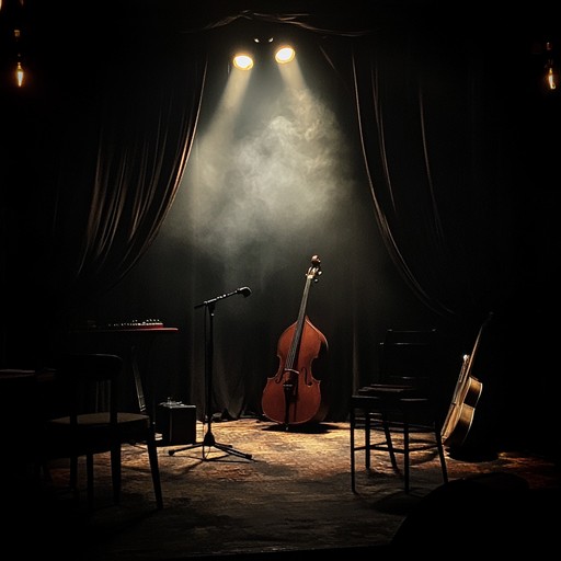 A fusion of gothic aesthetics and vaudeville theatrics, this instrumental creates an eerie, yet compelling atmosphere. The haunting, yet whimsical piano sets the stage for a night of mystery and allure. Bold rhythms and dramatic swells make each minute unpredictable, as if stepping into a vintage, shadowy cabaret.