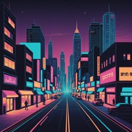 synths echo through a vibrant cityscape