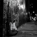 instrumental gritty indie song featuring distorted guitars and drums