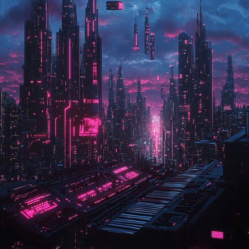 A high energy instrumental new wave track featuring driving synth melodies, dynamic drum patterns, and an infectious rhythm, capturing the excitement of cruising through city streets illuminated by neon lights.