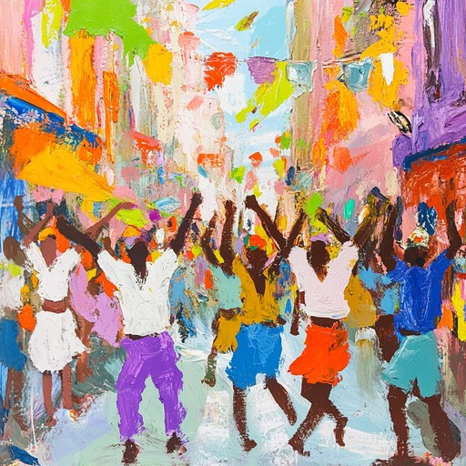 This piece reflects a vibrant celebration, embodying the spirit of victory and joy through dynamic rhythms and exuberant melodies. Using traditional percussion, the composition brings to life the essence of communal happiness and festive achievement.