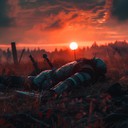 a melancholic orchestral journey of a fallen hero.