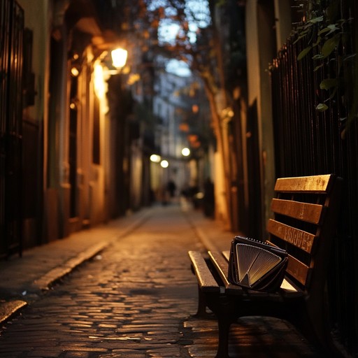 A soothing instrumental tango piece that gently sways with the rhythm of lost love and fading memories, painting a picture of quiet streets and soft moonlight in buenos aires.