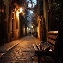 a mellow tango evoking distant memories under fading lights