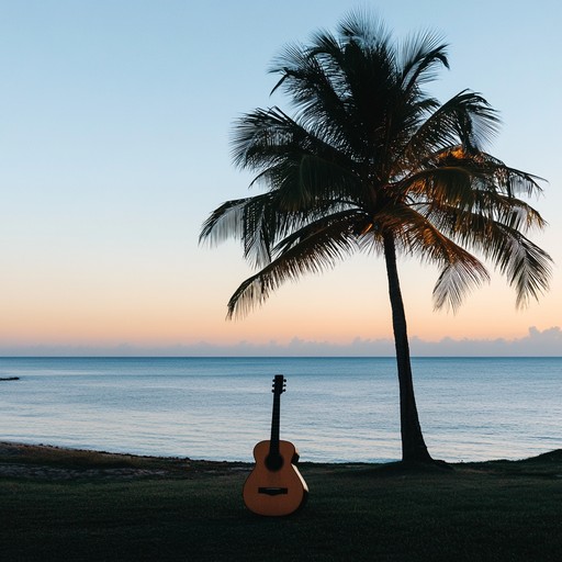 A soothing instrumental featuring delicate bossa nova guitar phrases and soft percussion that paints a picture of a calm evening breeze in havana