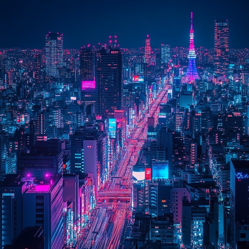 Experience the electric energy of tokyo's vibrant streets encapsulated in an exhilarating j pop instrumental. This track, driven by catchy synth melodies, features upbeat rhythms and bright harmonies that continuously build to an uplifting crescendo. A perfect soundtrack for moments of joy and excitement, this composition brings the dynamic essence of tokyo’s nightlife to life.