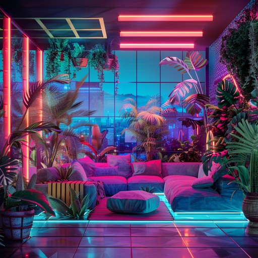 Creating a unique soundscape by blending traditional colombian cumbia rhythms with 80s inspired synthpop undertones. This track emphasizes a combination of lively percussion and iconic synthesizer melodies to craft a danceable yet nostalgic experience.