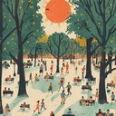 bright, bouncy tune evoking nostalgic joyful sunny days