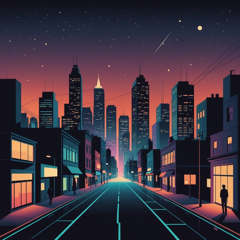 In this track, the fast paced, gritty beats of drum n bass fuse with the ethereal sounds of a nighttime cityscape. Imagine the pulsating life of the city at midnight, where the vibrant urban energy mixes with moments of unexpected calm, creating a soundscape that's both exhilarating and soothing.