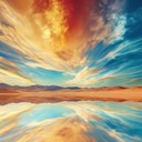 psychedelic journey transcending through mind altering desert landscapes